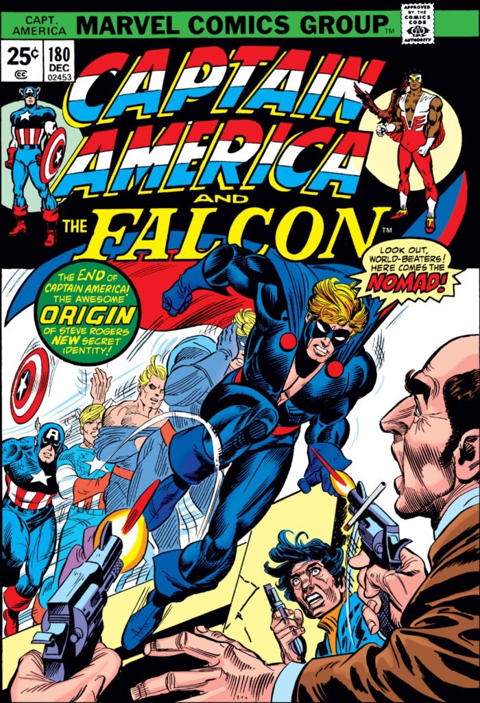 Cover of Cap issue by Steve Englehart
